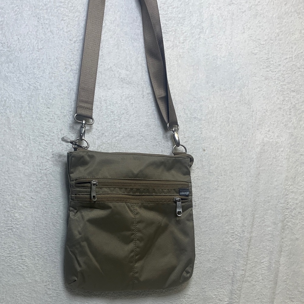 Men's Olive Green Messenger Crossbody Bag - Casual Travel Organizer